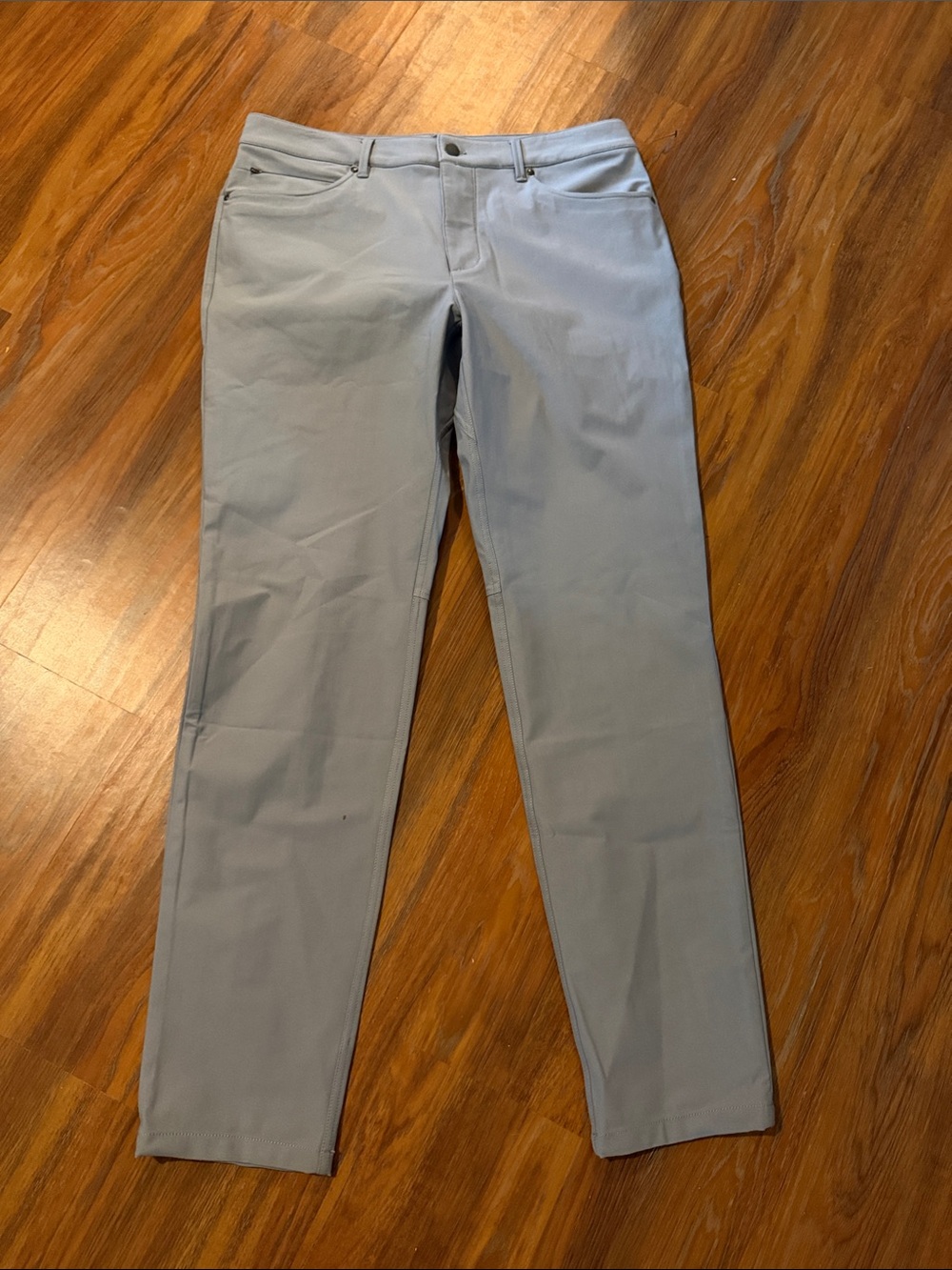 7 Diamonds Men's Light Gray Chinos